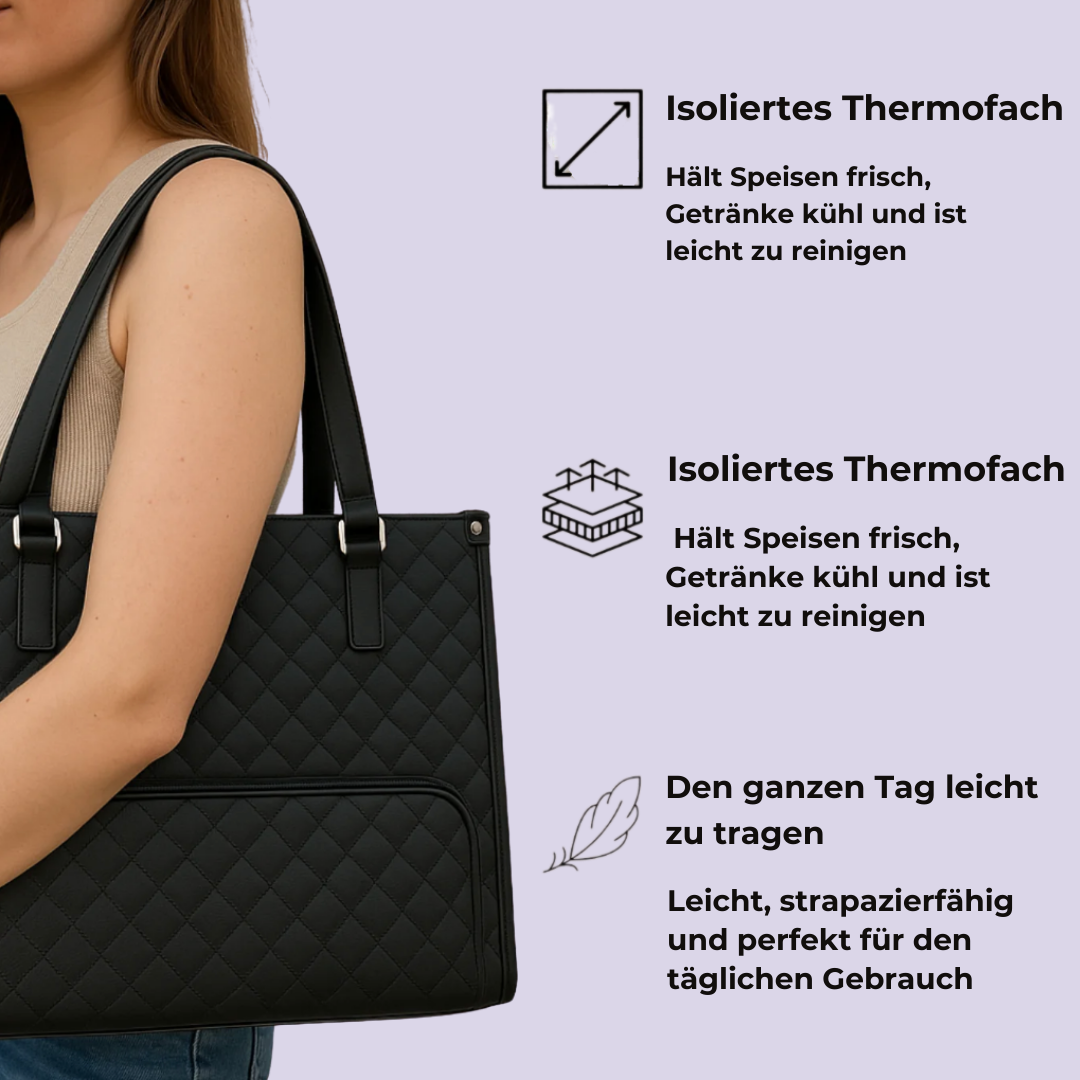 CarryLuxe - Laptop- und Lunchbag für Frauen & Power-Mamas