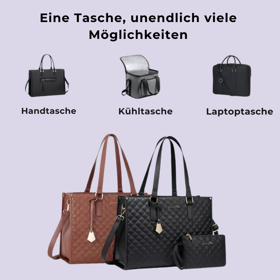 CarryLuxe - Laptop- und Lunchbag für Frauen & Power-Mamas