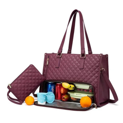 CarryLuxe - Laptop- und Lunchbag für Frauen & Power-Mamas