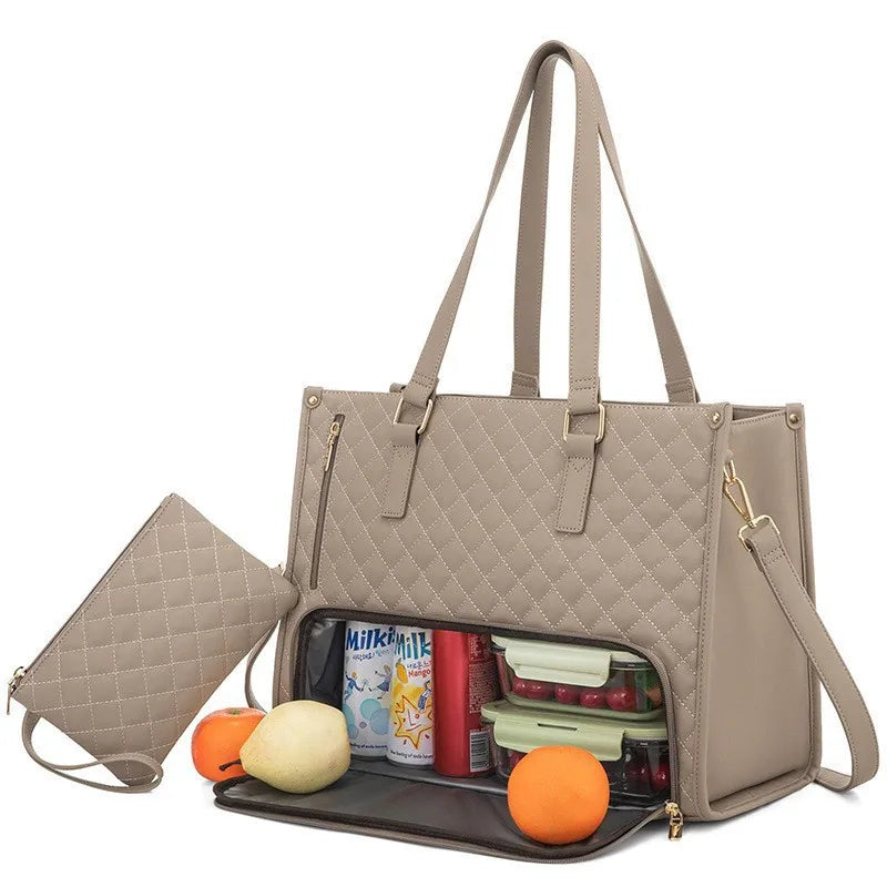 CarryLuxe - Laptop- und Lunchbag für Frauen & Power-Mamas
