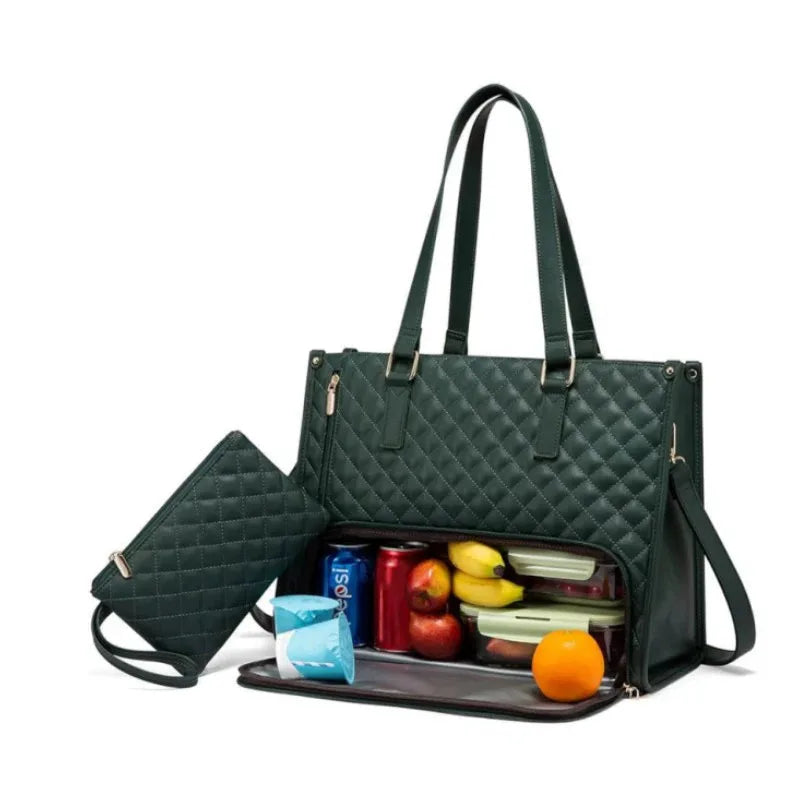 CarryLuxe - Laptop- und Lunchbag für Frauen & Power-Mamas