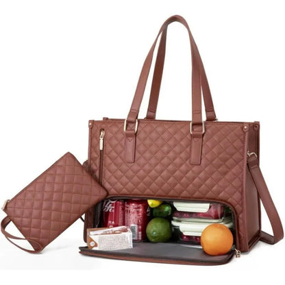 CarryLuxe - Laptop- und Lunchbag für Frauen & Power-Mamas