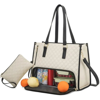 CarryLuxe - Laptop- und Lunchbag für Frauen & Power-Mamas